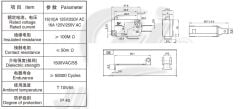 AF171, Micro Switch Gri Uzun Makaralı