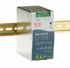SDR-240-24, 24VDC 10.0A Ray Montaj Güç Kaynağı, Mean Well