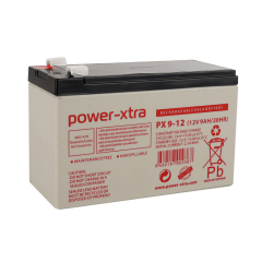 Powe Xtra PX9-12, 12V 9Ah Kuru Bakımsız Akü