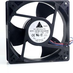 EFB1324SHE, 127x127x38mm 24VDC 1.38A 3 Kablolu  Fan
