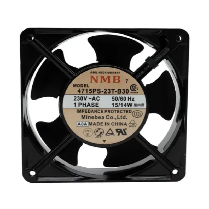 4715PS-23T-B30, 120x120x38mm 230VAC 14/15W 2 Kablolu Fan