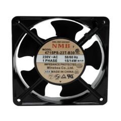 4715PS-23T-B30, 120x120x38mm 230VAC 14/15W 2 Kablolu Fan