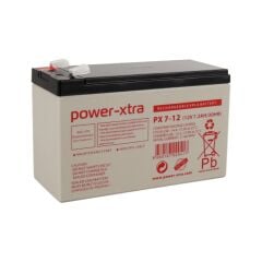 Powe Xtra PX7-12, 12V 7Ah Kuru Bakımsız Akü
