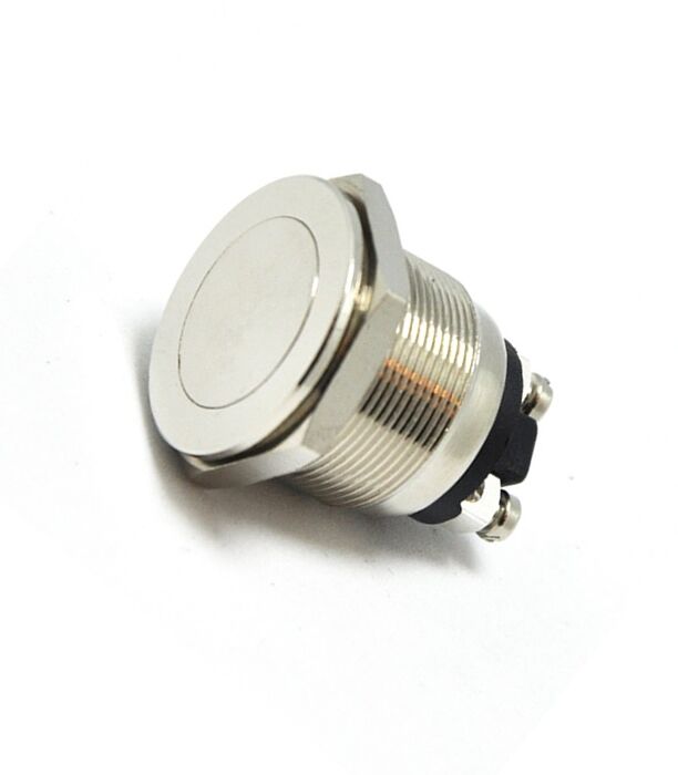 AF182, Metal Buton 19mm Düz