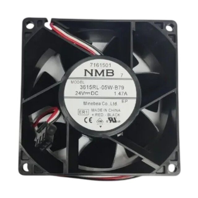 3615RL-05W-B79, 92x92x38mm 24VDC 1.47A 3 Kablolu Fan