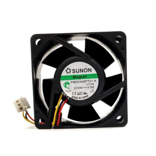 PMD2406PTV1-A, 60x60x25mm 24VDC 4.3W 3 Kablolu Fan