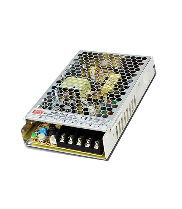 RSP-75-7.5, 7.5VDC 10A PFC 75W Güç Kaynağı, Mean Well