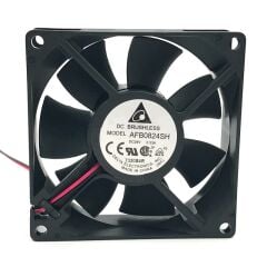 AFB0824SH, 80x80x25mm 24VDC 0.33A 2 Kablolu Fan