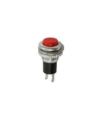 AF179-K, Metal Buton 10mm Kırmızı