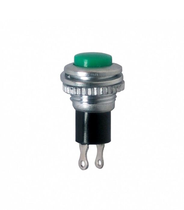 AF179-Y, Metal Buton 10mm Yeşil