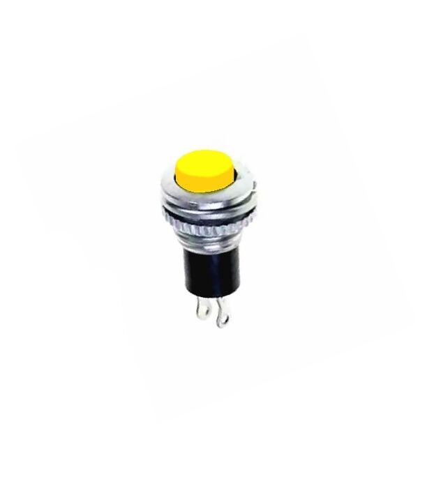 AF179-SA, Metal Buton 10mm Sarı