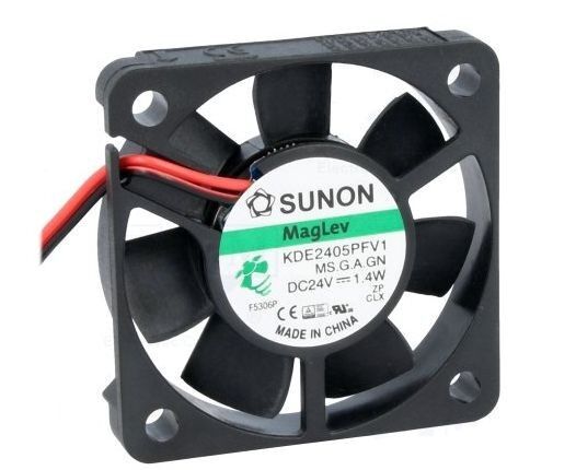 KDE2405PFV1, 50x50x10mm 24VDC 1.4W 2 Kablolu Fan
