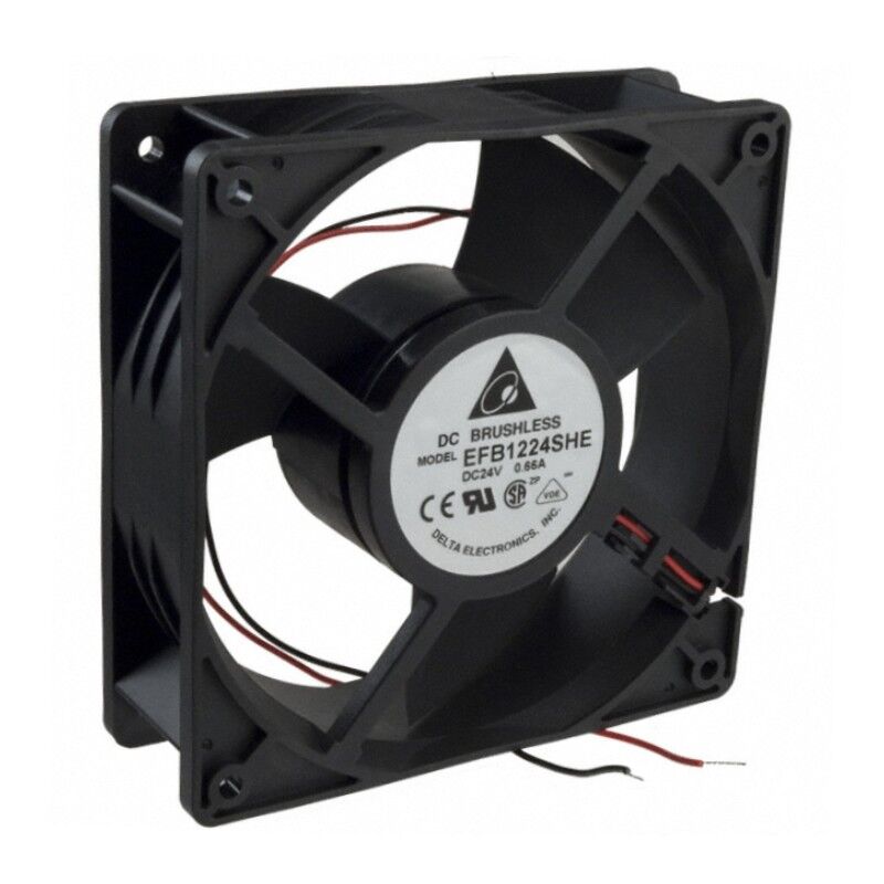 EFB1224SHE, 120x120x38mm 24VDC 0.66A 3 Kablolu Fan