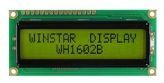 WH1602B-NYG-CT, 2x16 Karakter LCD