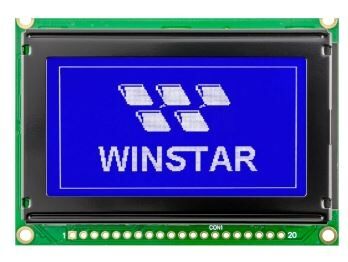 WG12864B-TMI-VN, 128x64 Mavi Grafik LCD