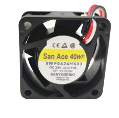 9WF0424H603, 40x40x20mm 24VDC 0.11A 3 Kablolu Fan