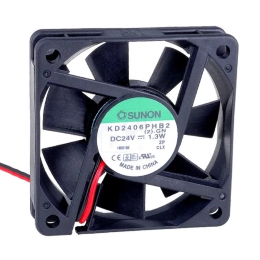KD2406PHB2, 60x60x15mm 24VDC 1.9W 2 Kablolu Fan