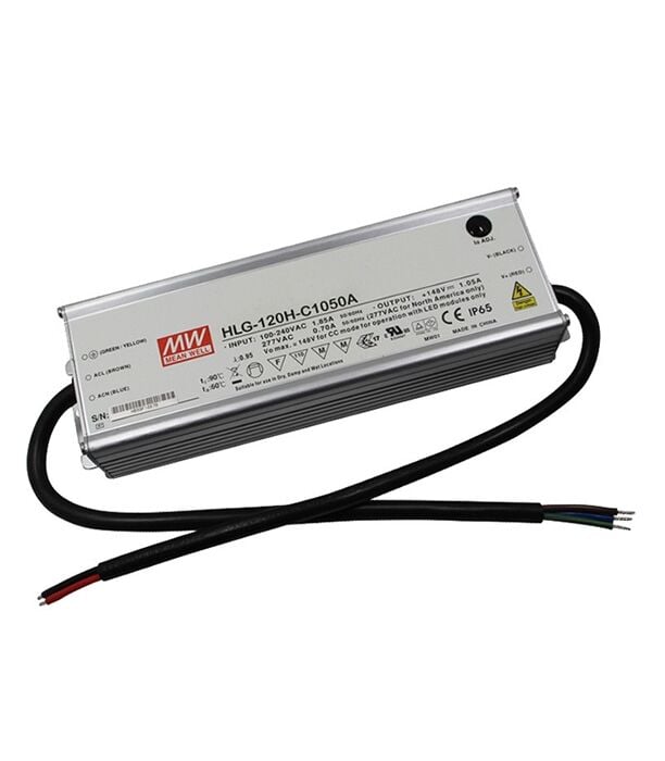 HLG-120H-C350A, 350mA 150W Sabit Akım Ayarlanabilir LED Sürücü, Mean Well