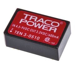 TEN 3-0510, 5Vin 3.3Vout 600mA 3W DC/DC Konvertör
