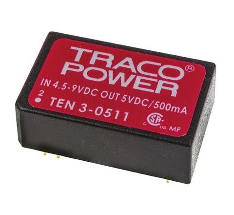 TEN 3-0511, 5Vin 5Vout 500mA 3W DC/DC Konvertör
