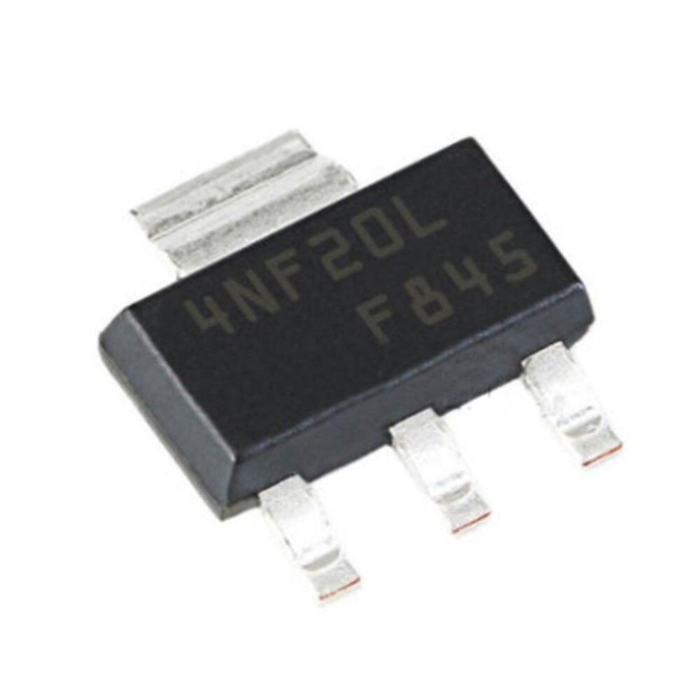 STN4NF20L, 4NF20L, SOT-223 SMD Mosfet Transistör