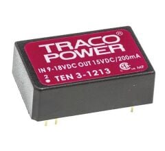 TEN 3-1213, 12Vin 15Vout 200mA 3W DC/DC Konvertör