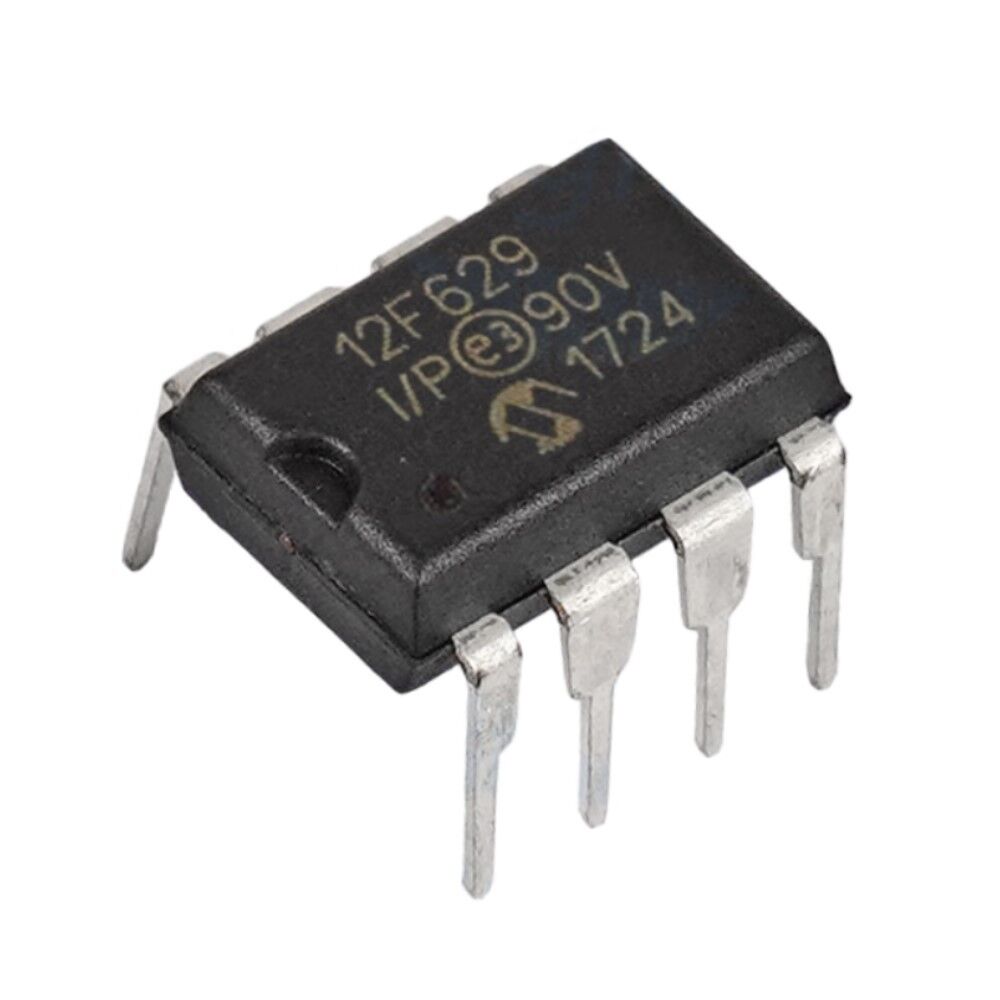 PIC12F629-I/P, DIP-8 Mikroişlemci