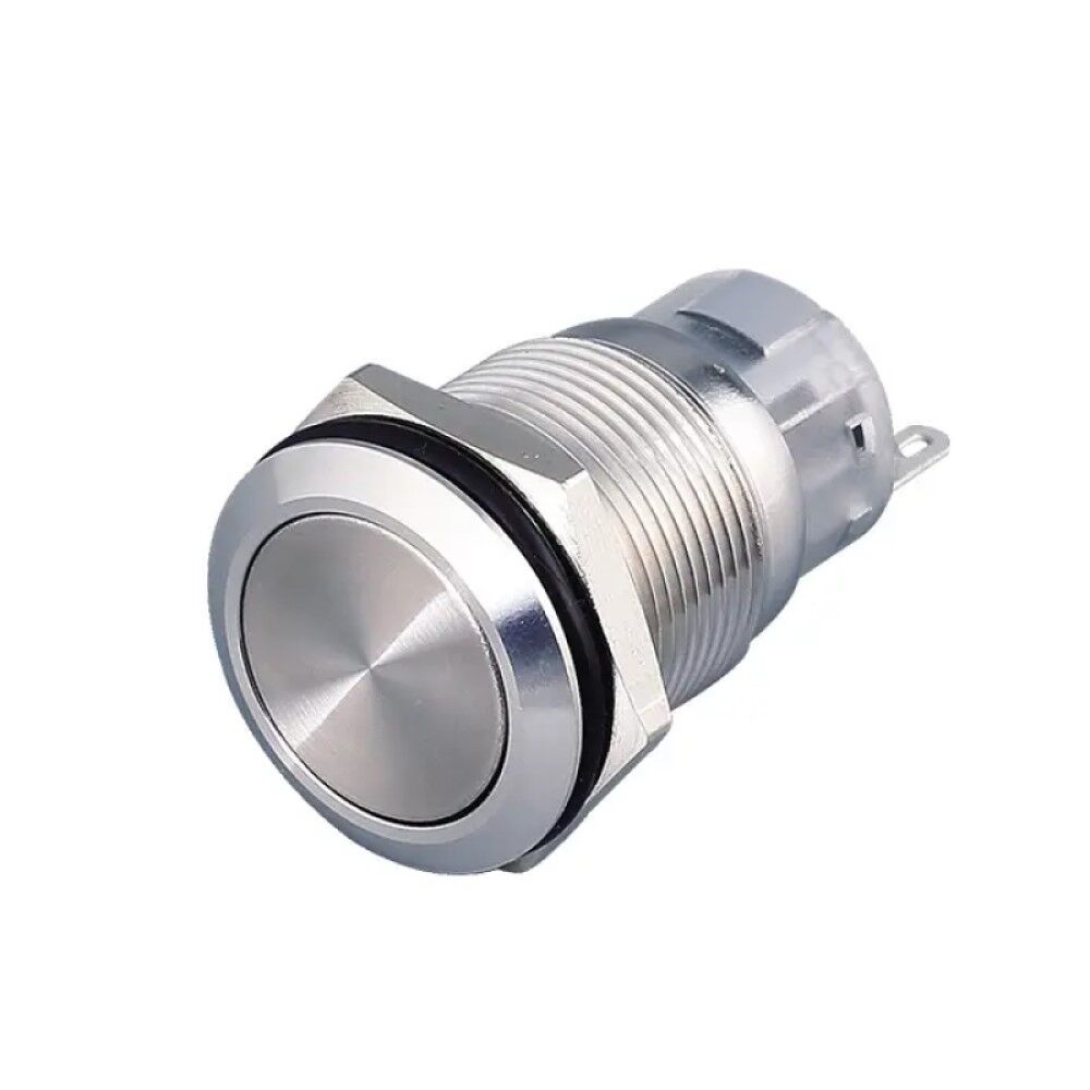 HBDS1-AGQ19F-11/J/S, 19mm 1NO/1NC IP67 Metal Buton
