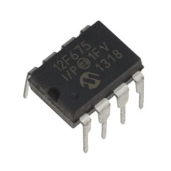 PIC12F675-I/P, 12F675, DIP-8 Mikrodenetleyici
