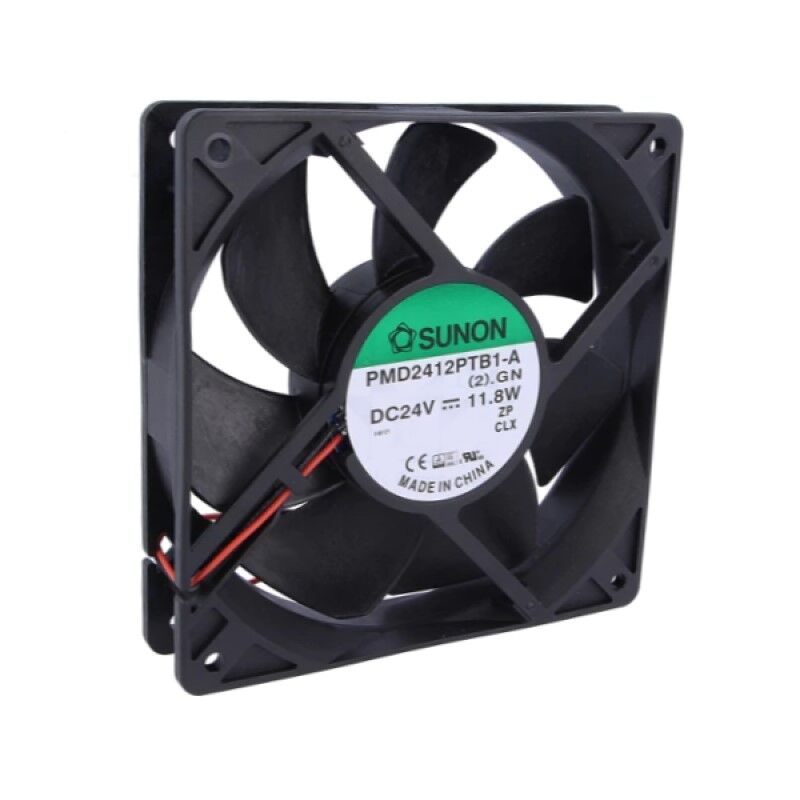 PMD2412PTB1-A.(2).GN, 120x120x25mm 24VDC 11.8W 2 Kablolu Fan