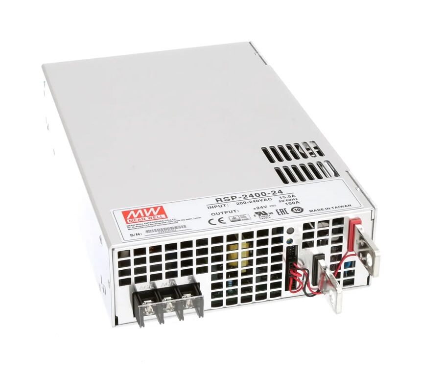 RSP-2400-24, 24VDC 100A PFC 2400W Güç Kaynağı, Mean Well