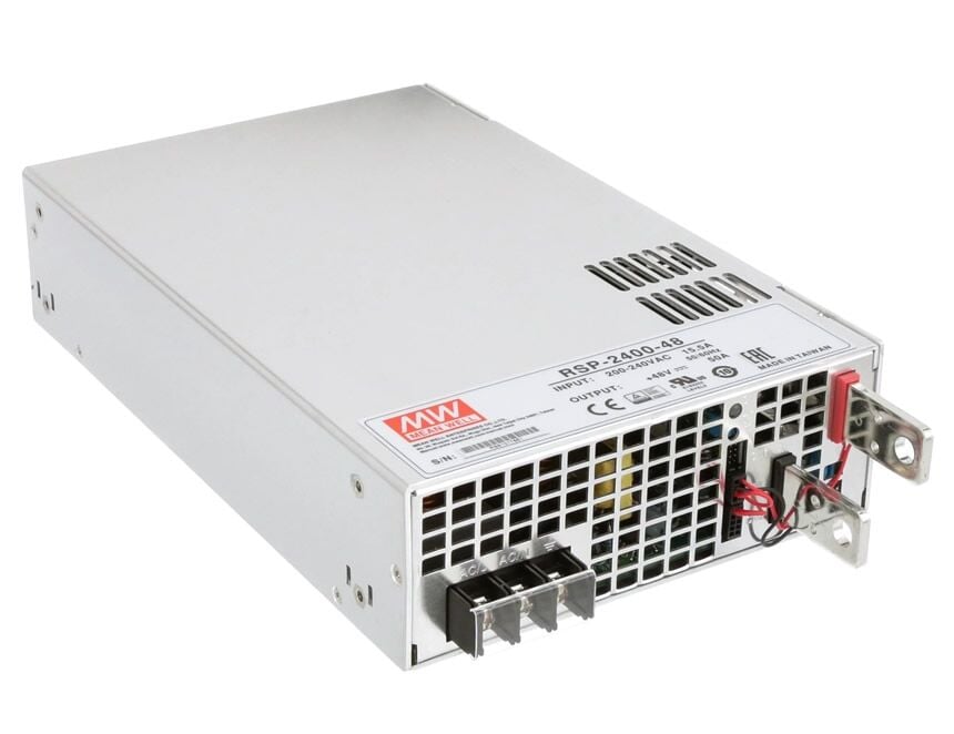 RSP-2400-48, 48VDC 50A PFC 2400W Güç Kaynağı, Mean Well