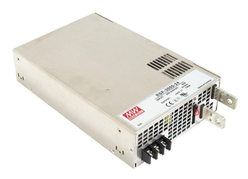 RSP-3000-24, 24VDC 125A PFC 3000W Güç Kaynağı, Mean Well