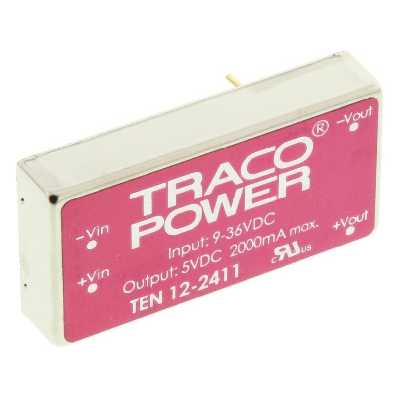 TEN 12-2411, 9~36Vin 5Vout 2A 12W DC/DC Konvertör