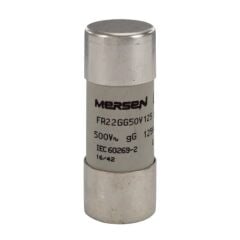 FR22GG50V125, 22x58mm 500V 125A gG Porselen Sigorta