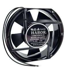 FP-108EX-S1-B, 172x150x51mm 220VAC 0.29A 2 Kablolu Fan