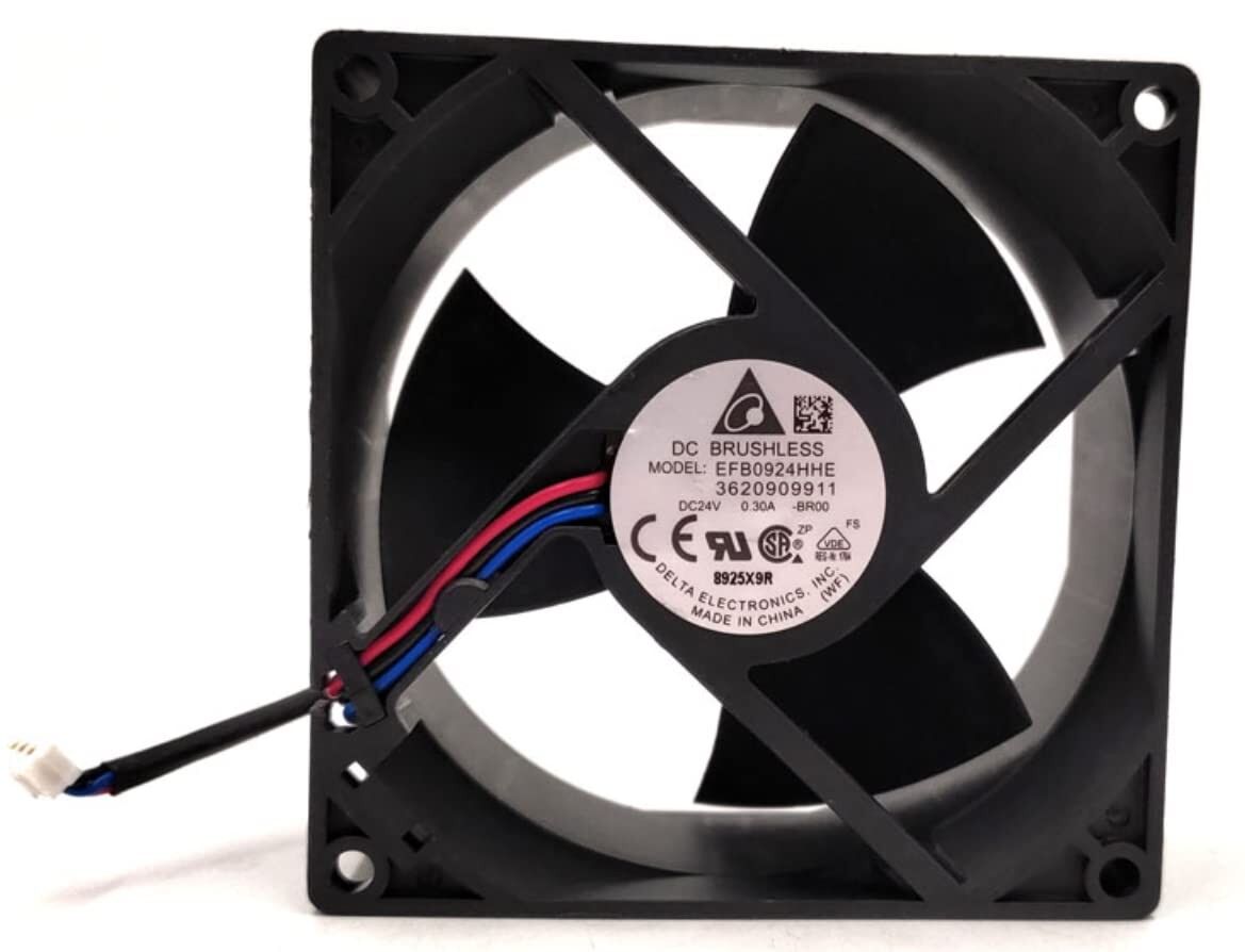 EFB0924HHE, 92x92x38mm 24VDC 0.30A 3 Kablolu Fan