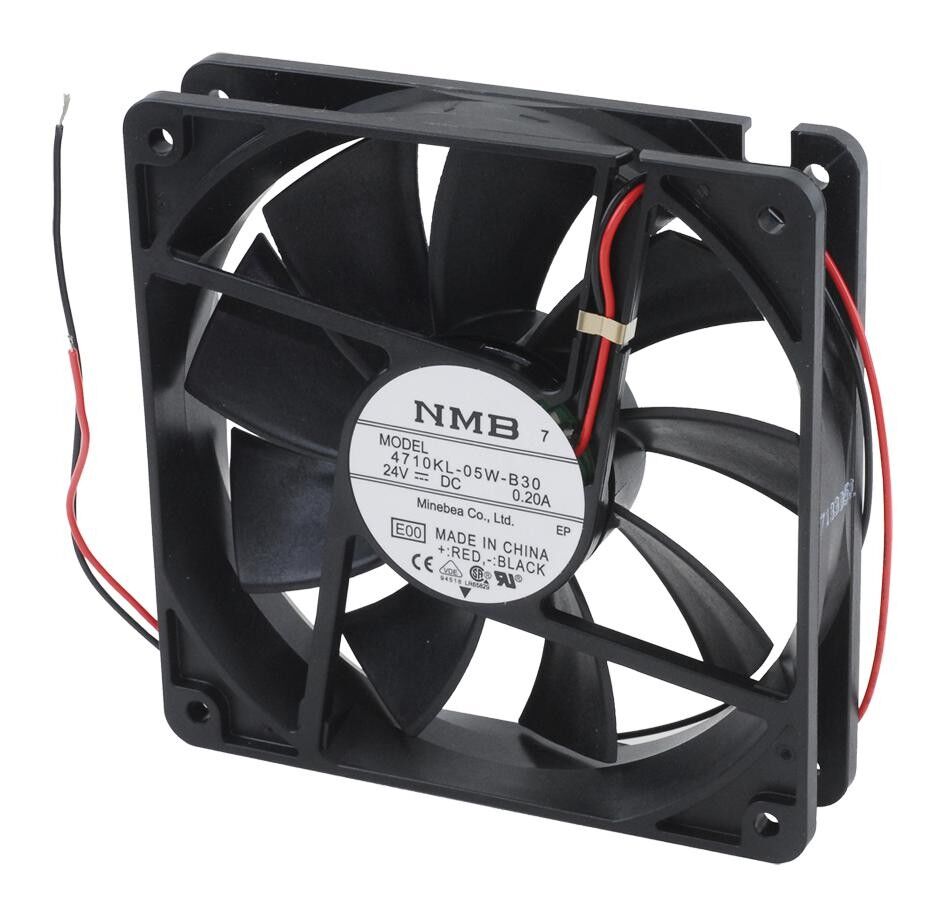 4710KL-05W-B30-E00, 119x119x38mm 24VDC 0.20A 2 Kablolu Fan