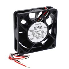 06015KA-24N-AL-00, 60x60x15mm 24VDC 0.13A 3 Kablolu Fan
