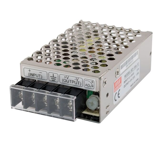 SD-15A-24, 9-18Vin 24Vout 625mA 15W DC/DC Konvertör, Mean Well