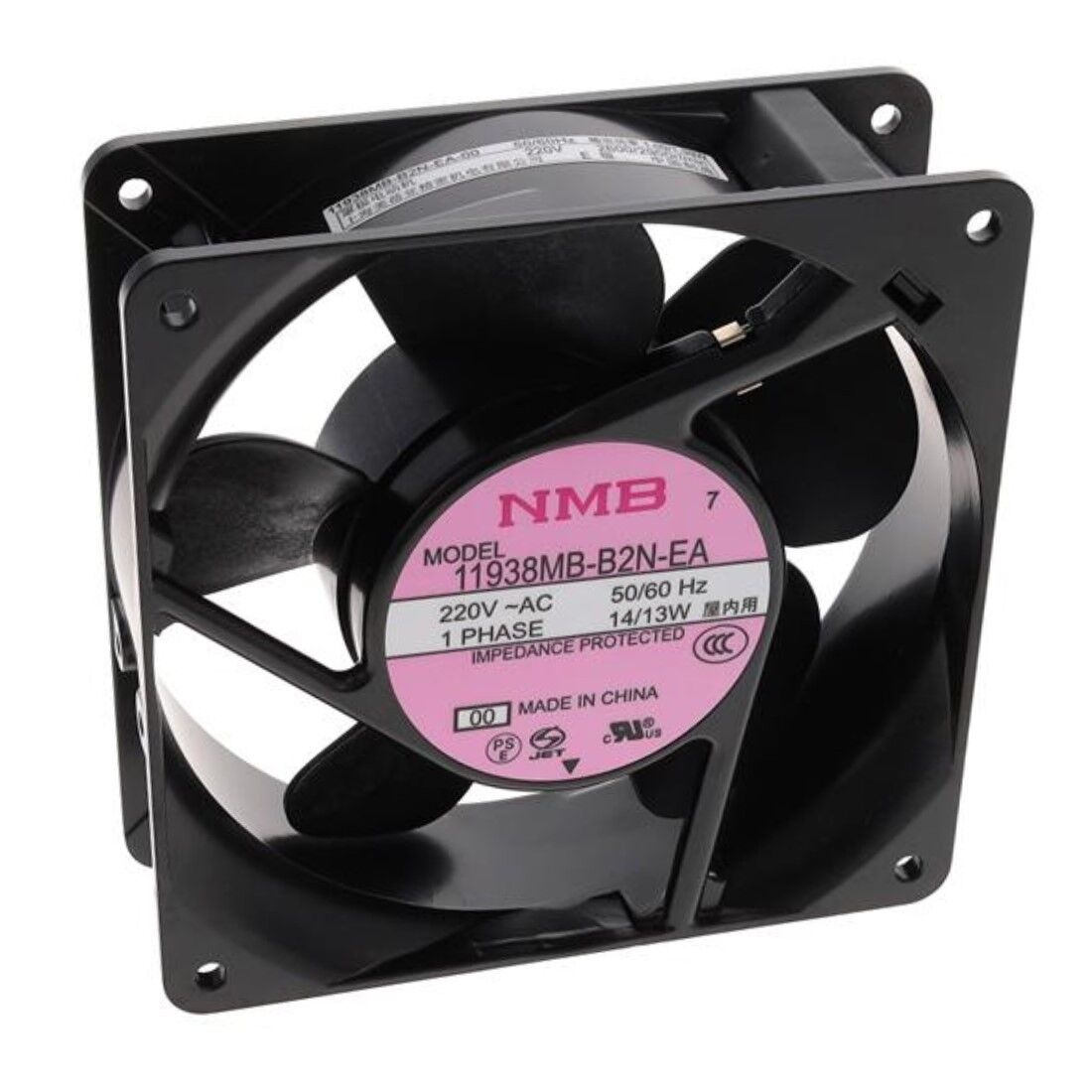 11938MB-B2N-EA-00, 119x119x38mm 220VAC 13W Fan