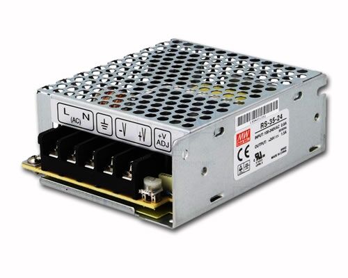 RS-35-12, 12VDC 3.0A 35W Güç Kaynağı, Mean Well