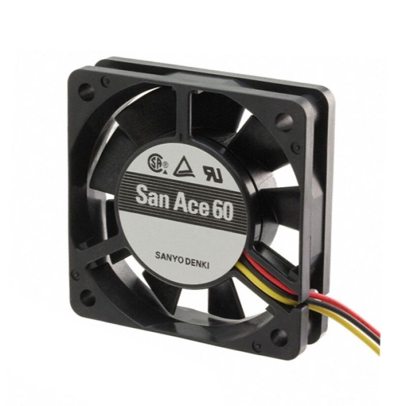 109P0624S7D03, 60x60x15mm 24VDC 0.08A 3 Kablolu Fan
