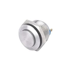 HBDGQ16H-10Z/J/N, 16mm 1NO IP65 Nikel Kalıcı Buton