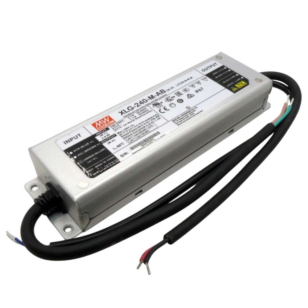 XLG-240-M-AB, 240W Sabit Güç, Dimedilebilir LED Sürücü, Mean Well