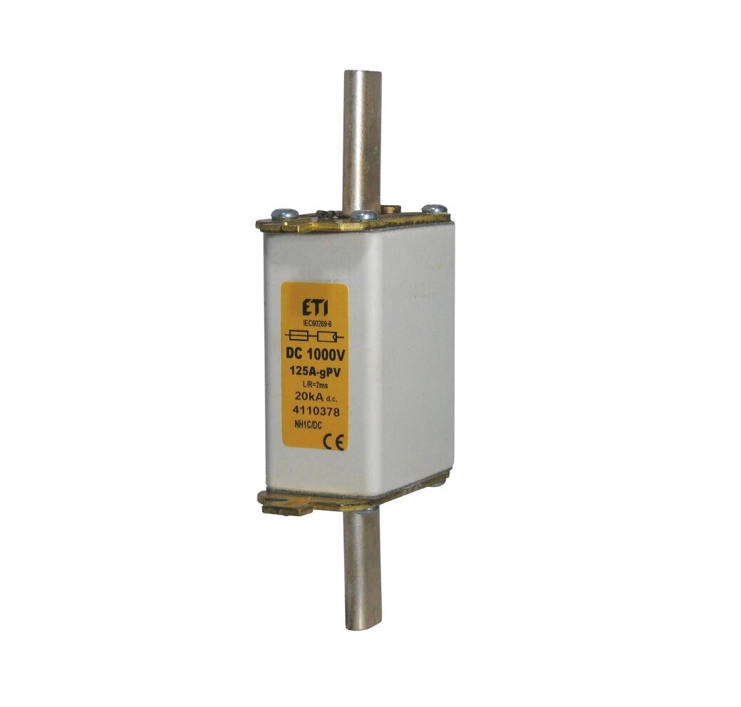 ETI 004110376, 1000VDC 80A NH1C gPV Bıçaklı Sigorta